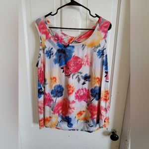 Marika tank top with twist on back sz 1x